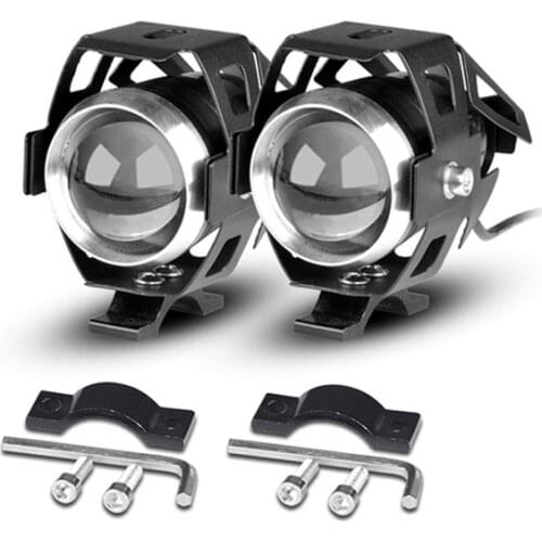 Universal Motorcycle U5 LED Headlight Fog Lamp 125W Waterproof Driving Spot Head Light Motor Bike Motorcycle Accessories 12V