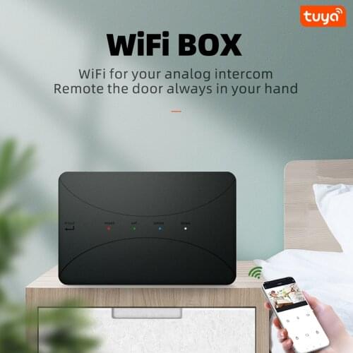 Video intercom wireless intercom adapter wifi box mobile phone doorbell remote wireless intercom TuYa APP unlock
