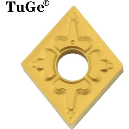 TuGe high quality Lathe External Turning Tools Carbide Inserts CNMG120404 TM CNMG120408TM Turning Inserts Blade for Steel