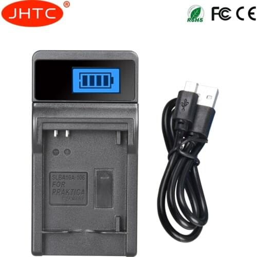 JHTC SLB-10A Charger For Li ion Battery SLB 10A For SAMSUNG HMX-U10 HMX-U100 SL720 SL310W SL820 HZ15W HZ10W ES60 USB Charger