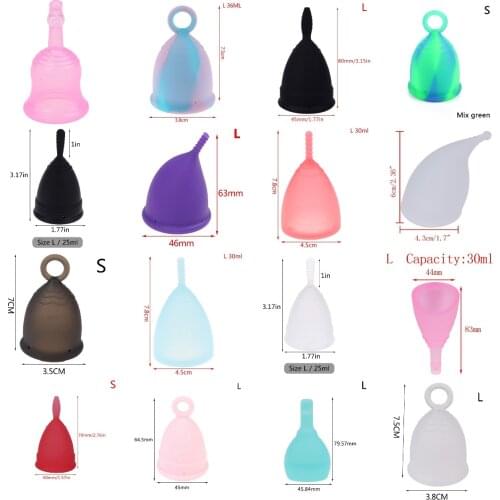 Women Menstruatie Cup Medical Grade Silicone Menstrual Cup Collector Menstrual Mestrual Cup Hygiener Period Female Health Care