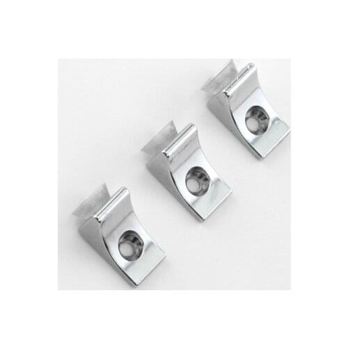 10pcs Right Angle Glass Shelf Suction Cup Fixing Support Clip Bracket Clamp Glass Holder Glass Shelf Bracket