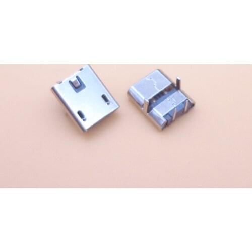 30pcs 2-pin Computer connector Tablet PC PAD Charge Socket Mobile phone female mini Micro USB Charging Port DC jack 2pin DIP pcb