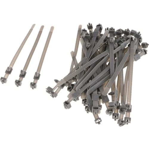 48 Pieces 170mm Nylon Cable Zip Ties Wrap Fasten Self-Locking Tie-Wrap Wire