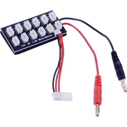 JST-PH Battery Parallel Charging Plate 1S/ 2S /3.7V /7.4V for B6 Balance Charger RC Drone Parts