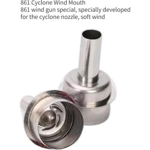 QUICK 861 Rotating Air Nozzle Quickly making 861DW to 861X soft air from direct to rotate Cyclone Wind Mouth