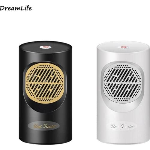 Household 300-400W Air Heater Mini Home Heater Portable Leafless 2s Fast Heating Quiet Warm Fan Desktop for Winter Hot Sale
