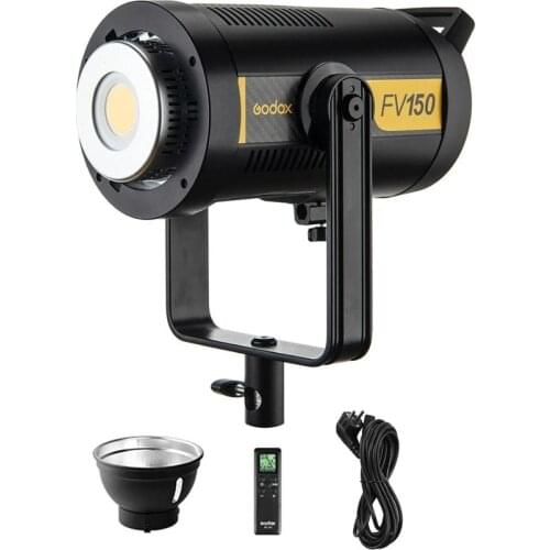 Godox FV150 1/8000s High Speed Sync Flash LED Light 150W Dimmable 5600K CRI 96+ 2.4G Wireless 8 FX Effects Modes Remote Control