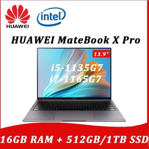 HUAWEI MateBook X Pro 2021 laptop i7-1165G7 16GB 1TB 13.9-inch 3K touch screen Ultrabook business notebook computer