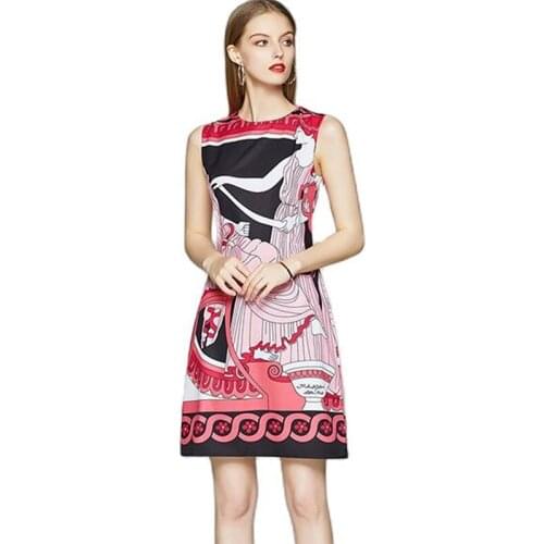 Летние платья с принтом KarolyiDora China At AliExpress