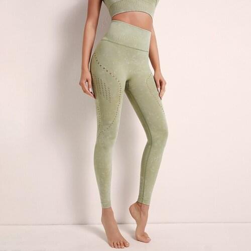 New Yoga Pants Seamless Women Leggings Fitness Nylon High Waist Long Stretchy Tights Exercise Hip Push UP Tights Women Gym