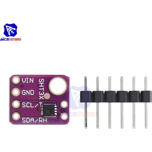 Diymore GY-SHT31-D Digital Temperature and Humidity I2C Sensor Module for Arduino