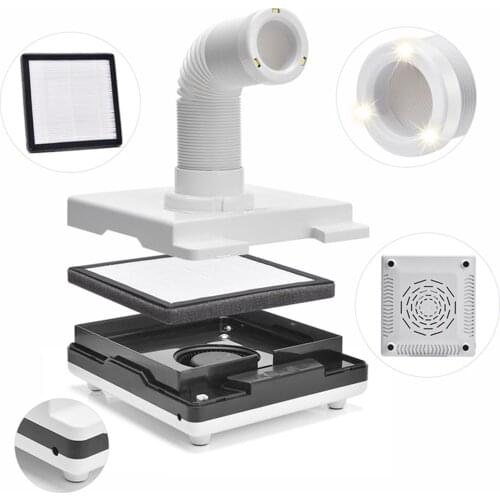 Power Nail Dust Collector Nails Fan for Poly Nail Nail Drills Salon Accs