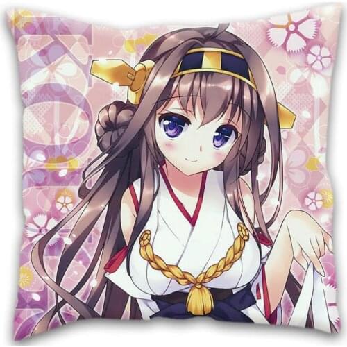 Anime Pillow cases Polyester Peachskin Pillows Cover Decorative pillowcase 15.8x15.8 inch 18X18 inch many paterns