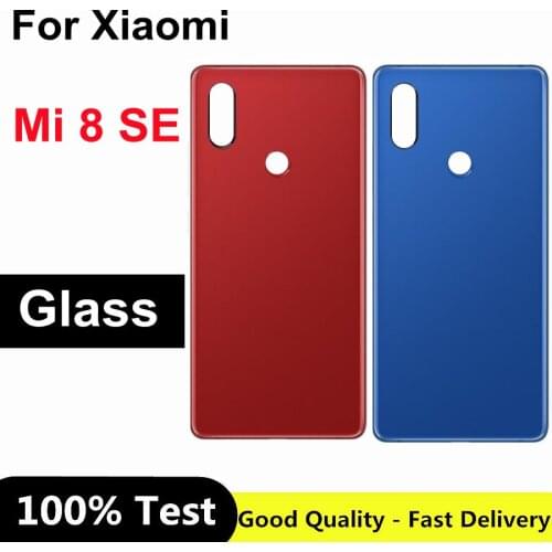 New for Xiaomi Mi8 SE Battery Cover Back Glass Rear Door Housing Case Replace Parts For Xiaomi Mi 8 SE Battery Cover 8SE 8 se