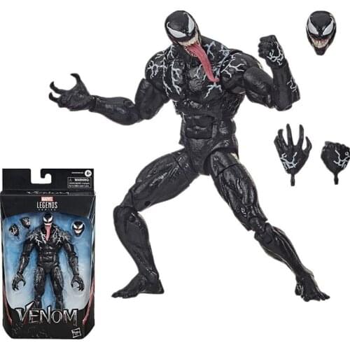 Hasbro Original Marvel Legends Series Venom 6-Inch New Venom Design and 3 Accessories Action Figure Collectible Model Toys