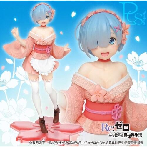 Re Zero Figure Sakura Rem Anime Figure Girl Sexy PVC 23CM Action Figure Anime Kawaii Toys Office/Car Decoration Ornaments Gift