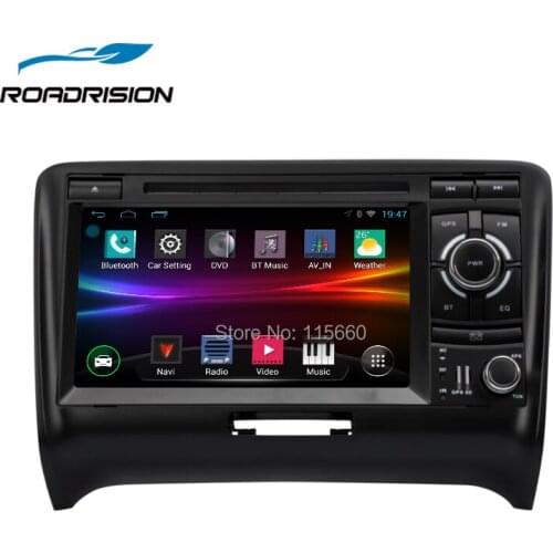 RoadRision Android 6.0 Car DVD Multimedia Player For AUDI TT 2006-2012 GPS AutoRadio Stereo Navigation Bluetooth Canbus RDS Wifi