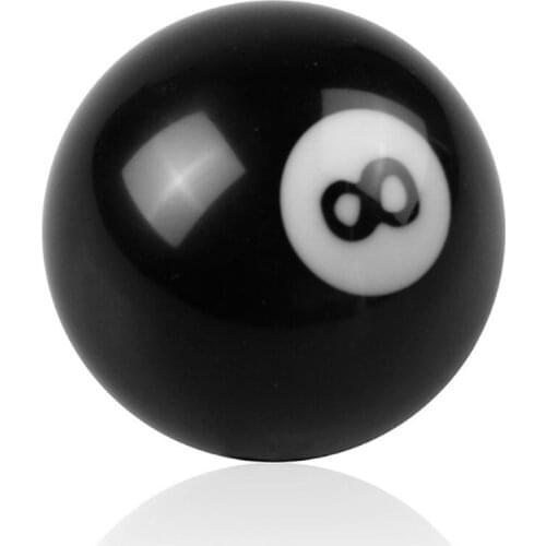 Car 12x1.25 Black 8 Ball Shift Knob 5 Speed Short Throw Shifter Lever Knob Universal Fits For Most Vehicles