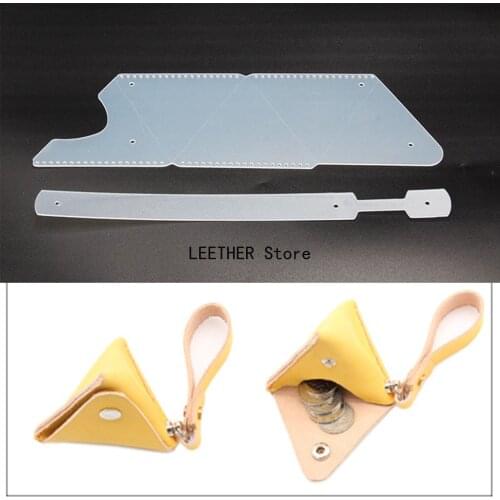 Manual leather goods DIY zongzi package version PVC drawing version drawing change package leather package template