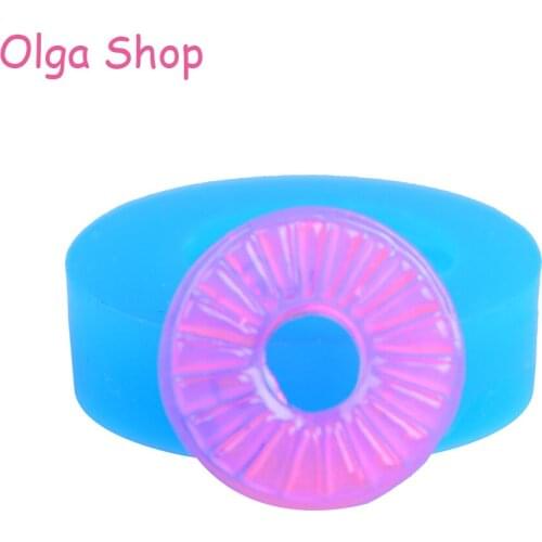 SYL023 Silicone Mold Slice of Pineapple - Sugarcraft Cake Decorating Miniature Food Cell Phone Deco Wedding Cake Molds Food Safe