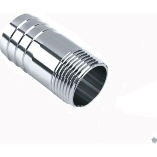 BSP Male Thread Hose Tail Barb 304 Stainless Steel Threaded Pipe Fitting Connector Coupler For Water Oil Air 1/8“1/4“3/8“1/2