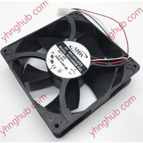 Delta Electronics AD1348HB-F53 DC 48V 0.23A 127x127x38mm 3-Wire Server Cooling Fan
