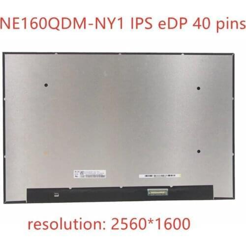 16" NE160QDM-NY1 V8.0 Fit MNG007DA1-1 EDP 40Pins 2560X1600 Resolution laptop LCD Display Screen matrix FRU 5D11A40589 5D11A40587