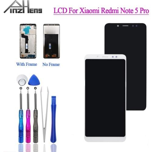 PINZHENG AAAA LCD For Xiaomi Redmi Note 5 Pro Display Screen Digitizer Assembly LCD For Redmi Note 5 Pro With Frame