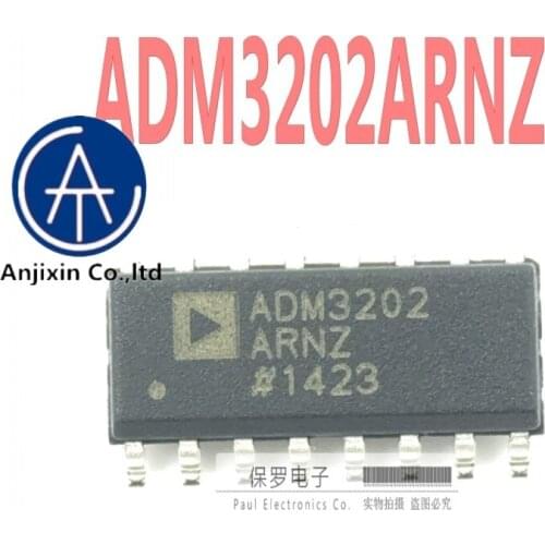 10pcs 100% orginal new transceiver ADM3202ARNZ ADM3202 SOP-16 patch in stock