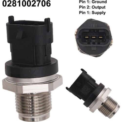 1800 Bar Fuel Rail Sensor Valve 0281002706 For VOLVO C30 S40 V50 S60 For FIAT DUCATO STILO For RENAULT 0281002903 0281002937