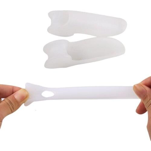 2pcs Little Toe Thumb Daily Use Silicone Gel Toe Bunion Protector Foot Care Finger Toe Separator Hallux Valgus Toe Corrector