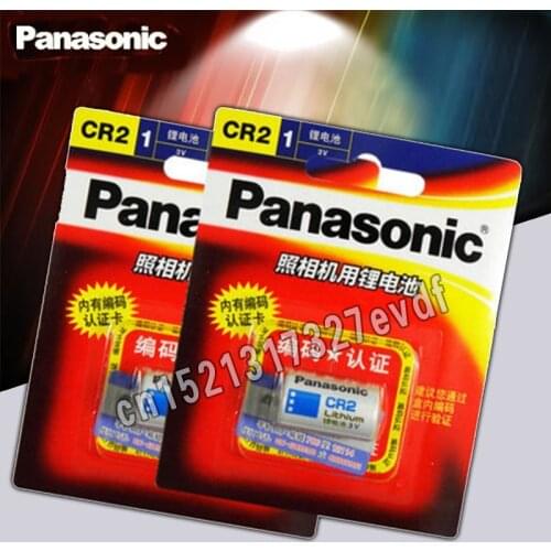 2pack/lot New Original Panasonic CR2 3V CR15H270 850mah Lithium Battery Camera Batteries Free Shipping