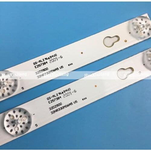 30pcs/Lot 32inch LCD TV backlight strip for TCL L32P1A L32F3301B 32D2900 32HR330M06A8V1 4C-LB3206 6led each lamp 6v 56CM 100%New