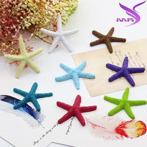 5pcs Aquarium Decoration Mini Resin Cute Multicolor Miniature Starfish Fish Tank Aquarium Ornaments Decor Fishing Accessories