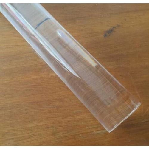 55mm/70mm/80mm/100mm diameter 210mm long acrylic rod solid clear stick transparent round cudgel plexiglass PMMA material 1 Pack