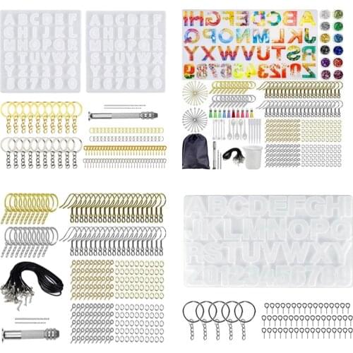 Alphabet Silicone Mold Jewelry Resin Mould Craft Epoxy Resin Casting Keyring