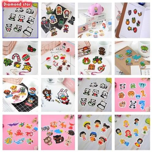 Diamond Painting Stickers Kids cartoon 5D DIY Painting with Diamonds Paint by Numbers for Children