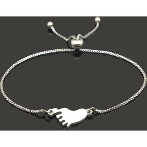 Baby Foot Charm Bracelet For Women Wholesale Super Quality High Polished Bracelets Dropshipping