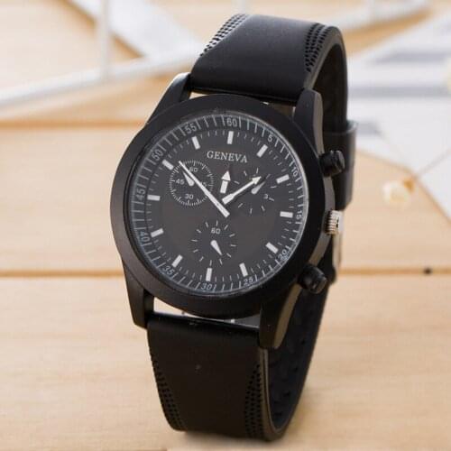 Men Watches Students 3D Jelly Watch Casual Quartz Watch Men Sports Silicone Strap Watches Relogio Masculino Military Wrist Watch