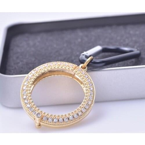 Hot Sale Metal Protective Case For Airtag Location Tracker Sleeve Shell Buckle Sports Anti-lost Device Airtags Cover Keychain