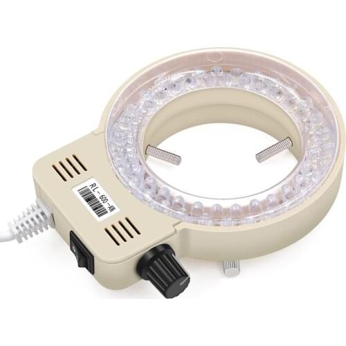 GOXAWEE Microscope Light LED Adjustable Ring Light illuminator Lamp For STEREO ZOOM Microscope Led Microscope Light Source