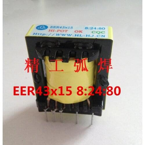 EER43x15 8:24:80 Inverter rectifier arc welding machine transformer Welder transformer Argon arc welding high frequency plate