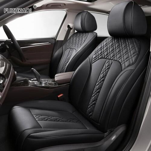 FUZHKAQI Custom Leather car seat covers set For Mercedes-Benz Viano GLK GLA GL CLA CLS CLK SLK GLE GLS GLC Vito car seats