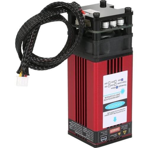 10/20/30W/40W Laser Module Laser Head 450nm Blue Lase for Laser Engraving Machine Wood Marking Cutting Tool Engraving Head CNC