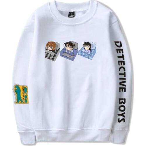 2019 Hot selling lovers hoodies DETECTIVE BOYS print men sweatshirt hoodies hip hop harajuku