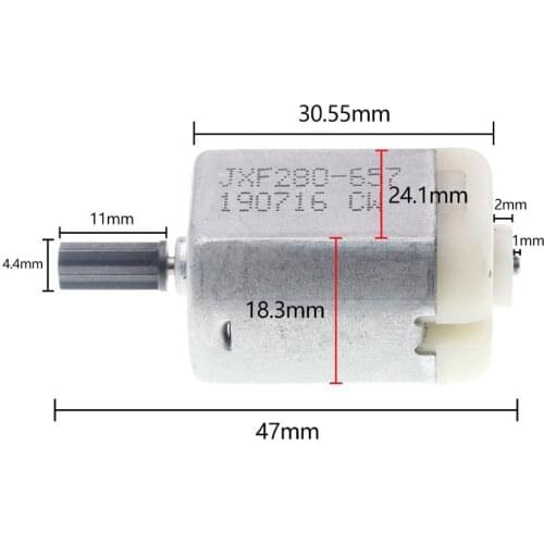 AZGIANT Central Door Lock Actuator Motor FC-280PC-22125 FLAT SHAFT D Spindle Power Locking Repair Engine Platz for Toyota Honda