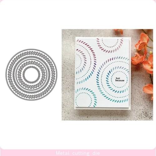Metal Cutting Dies Round Hollow Lace set Die Scrapbooking Embossing Paper Craft Album Cards Punch Art cutter die 2019