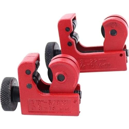 Mini Tube Cutter Cutting Tool Pipe Cutter for 3-16/3-22mm Copper Brass Aluminium Plastic Tube Shear Plumbing Tool 2 Pack