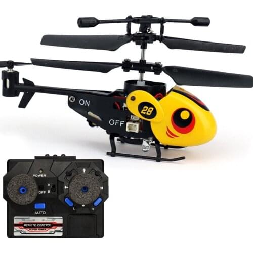 Mini RC Helicopter Electric Indoor Flying Toy With LED Light Wireless Remote Control Aircraft Model Drone Gift Toys for Children